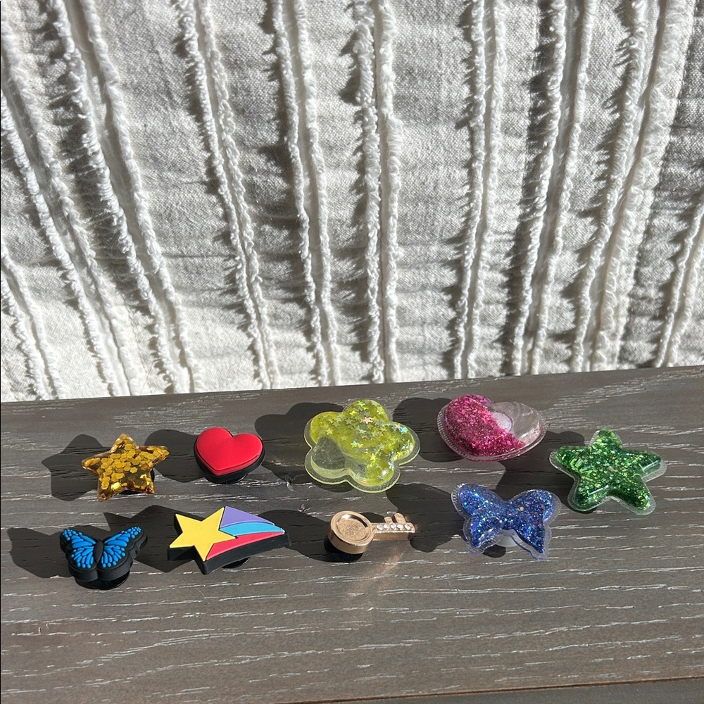Set of Crocs Jibbitz Charms - Shapes and Colors